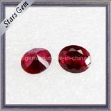 Dark Garnet Color Oval Shape Brilliant Cut Cubic Zirconia
