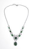 Hot Sale Fashion 925 Silver Luxury Necklace with CZ