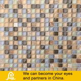 15*15 Crystal Glass Mosaic Mix with Marble Stone