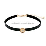 Cheap Simple Studded Necklace Multi Colors Crystal Jewelry