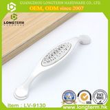 Moder Ivory Crystal Zinc Cabinet Handle Drawer Pull