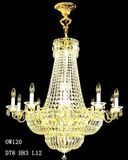 Big Hot Sale Hotel Project Crystal Chandelier Light (OW120)