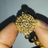 Semi Precious Stone Tiger Eye Howlite Beaded Bracelet