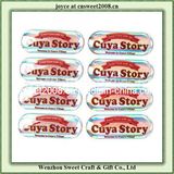 Oval Epoxy Label Laser Stickers