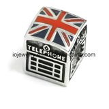 New Designs European National Flag Charm Bead