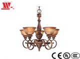 Traditional Luxury Chandelier with Glass Lampshades 1355-177