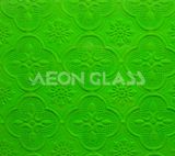4mm, 5mm, 6mm Green Flora Figured / Pattern / Patterned Glass Green Flora Glass