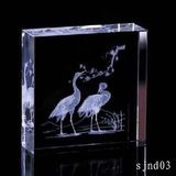 Crystal 3D Laser Engraving