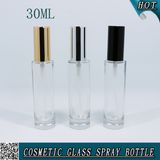 1 Oz Round Cosmetic Perfume Glass Bottle with Spray Mist 30ml