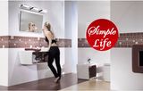 12W 95-265V 3000-4500K LED Bathroom Mirror Front Wall Lamp