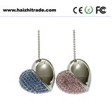 Diamond Crystal Heart Shape USB Flash Drive
