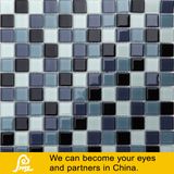 Black Grey and White Swimming Pool Crystal Glass Mosaic
