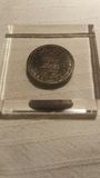 Cube Acrylic Lucite Coin Paperweight Embedment
