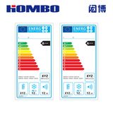 UV Printing Energy Rating Label for Household Electric Appliance