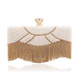 Wholesale Guangzhou Fashion Lady Handbag Designer Pearl Clutch Bag