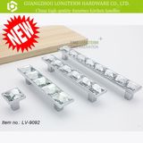 Luxurious Zamak Diamond Decorative Closet Handle