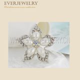 Charming Initial Flower Fashion Elegant Brooch