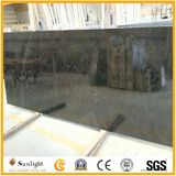 Hot Cross Cut Polished Ebony Lines Marble Slabs for Flooring Tiles, Countertops, Lobby
