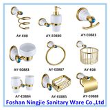 with Crystal Ceramic Towel Rack Bathroom Accessories Set