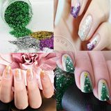 Aluminum Nail Flakes Sequins Powder Glitter for Nail Art Decoration