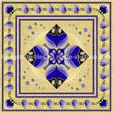 Dark blue Muslim Crystal porcelain Puzzle Tile for Prayer Room