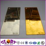 Wall Decoration Plastic Silver Mirror and Golden Acrylic Mirror Sheet