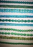 Semi Precious Stone Crystal Stablized Turquoise Bead Long Strings