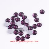 Top Sell 3mm Rhinestones Stick on Amethyst Flat Back DMC Non Hotfix Strass