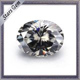 New Brand Grey Color Oval Cut Synthetic Moissanite Diamond