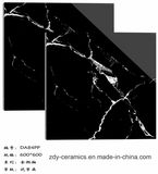 Foshan Black and White Building Material Karara White Polished Glazed Porcelain Natural Stone Rustic Floor Marble Wall Ceramic Decoration Bathroom Granite Tile