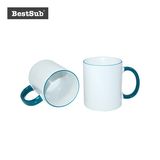 Bestsub Sublimation 11 Oz Rim Handle Ceramic Photo Mug (B11B-04)