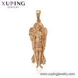 33628 Fashion Lively Human 18K Gold-Plated Imitation Jewelry Pendant Chain in Environmental Copper