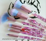 Crystal Liquid Brilliant Synthetic Hair Makeup Tools Makeup Brush Cosmetics Brush 7PCS