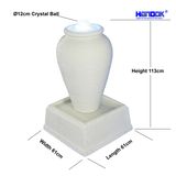 Home & Garden Decoration LED Sandstone Medium Crystal Ball Water Fountain