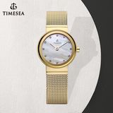 Classic Steel Fashion Custom OEM Ladies Gift Mesh Watch 71275