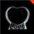 Hot Sale China Products 2016 Love Shaped Crystal Iceberg Blank Block (K112-2C)