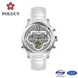 China Fashion Genuine Leather Strap Men Luxury Watch