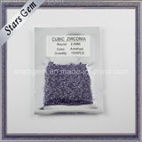 High Quality Amethyst 2mm Cubic Zirconia Stone