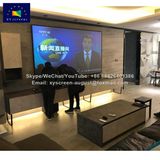 105 Inch Top Quality 0.8 Gain Narrow Fixed Frame Projector Screens, Black Crystal