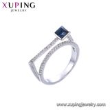 Xuping Diamond Engagement Ring Jewelry Custom Dubai Gold Ring Designs Crystals From Swarovski