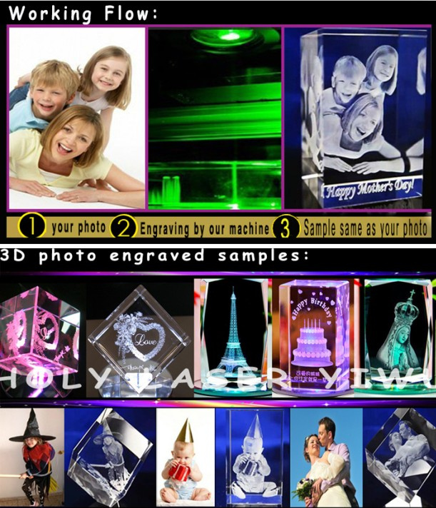 3D Laser Crystal Inside Engraving Machine (HSGP-4KB)