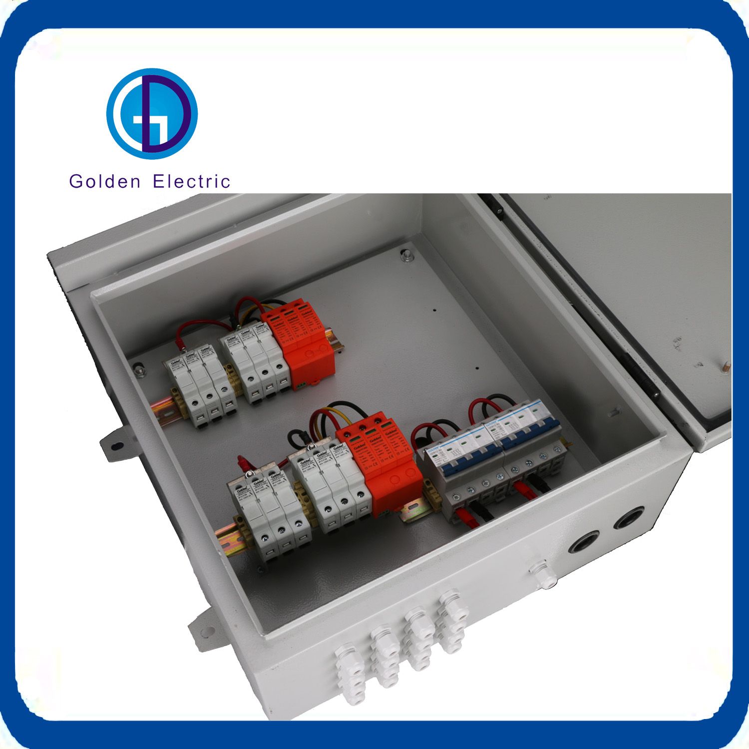 1000V Solar Distribution Box PV Array 12 String DC Combiner Box - China ...