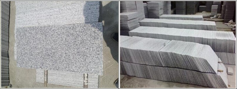 Flamed, Polished Grey Granite G603 Granite Tiles/Slabs
