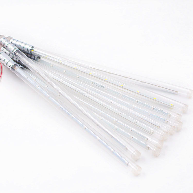 10PCS/Set 30cm Waterproof Solar Meteor Shower Rain Tubes LED Light Christmas Valentine Wedding Decoration Fairy String Lights