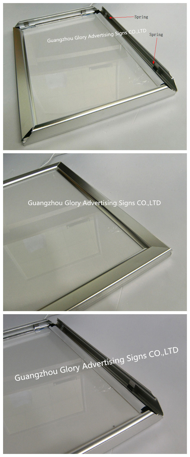 Advertising Four Snaps Open LED Poster Frame Light Box
