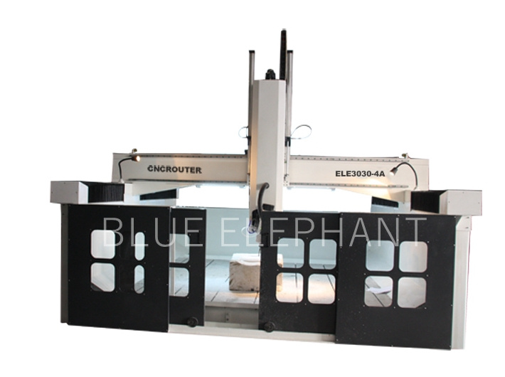 Ele-3030 Styrofoam 4 Axis CNC Wood Router, CNC Wood Router for Wood Engraving