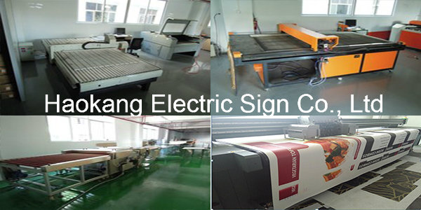 Magnetic Aluminum Frame Picture Frame Light Box with Sign